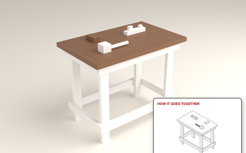 Laminated Workbench Top [8/4 Wide · 4ft · 5-Pack]