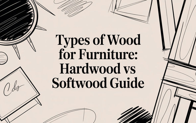 Types of wood for furniture: Hardwood vs Softwood Guide