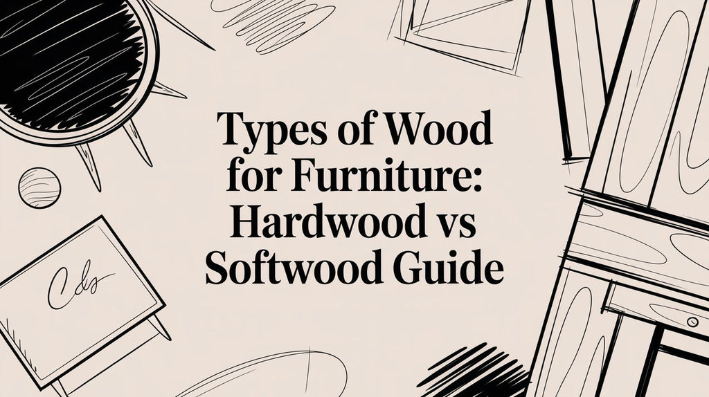 Types of wood for furniture: Hardwood vs Softwood Guide