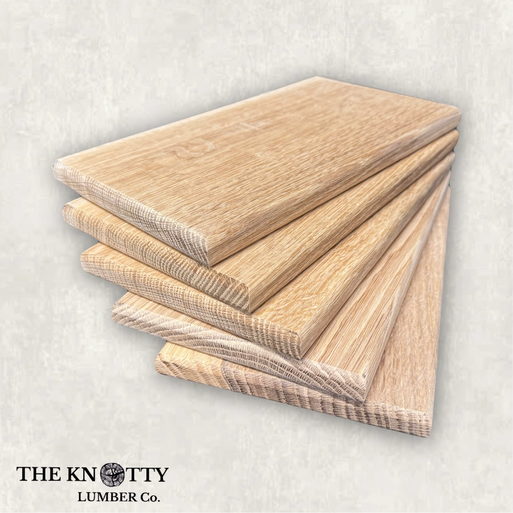 5 Pack - White Oak Cutting Board Blanks ¾