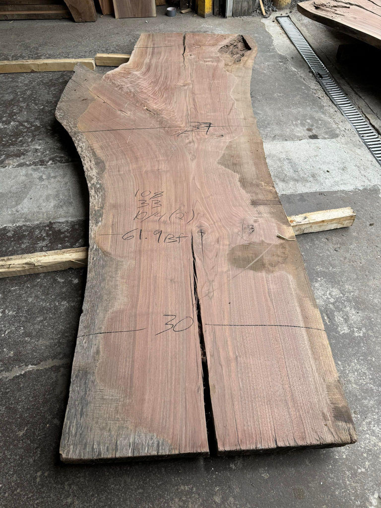 Black Walnut 108x33x10/4