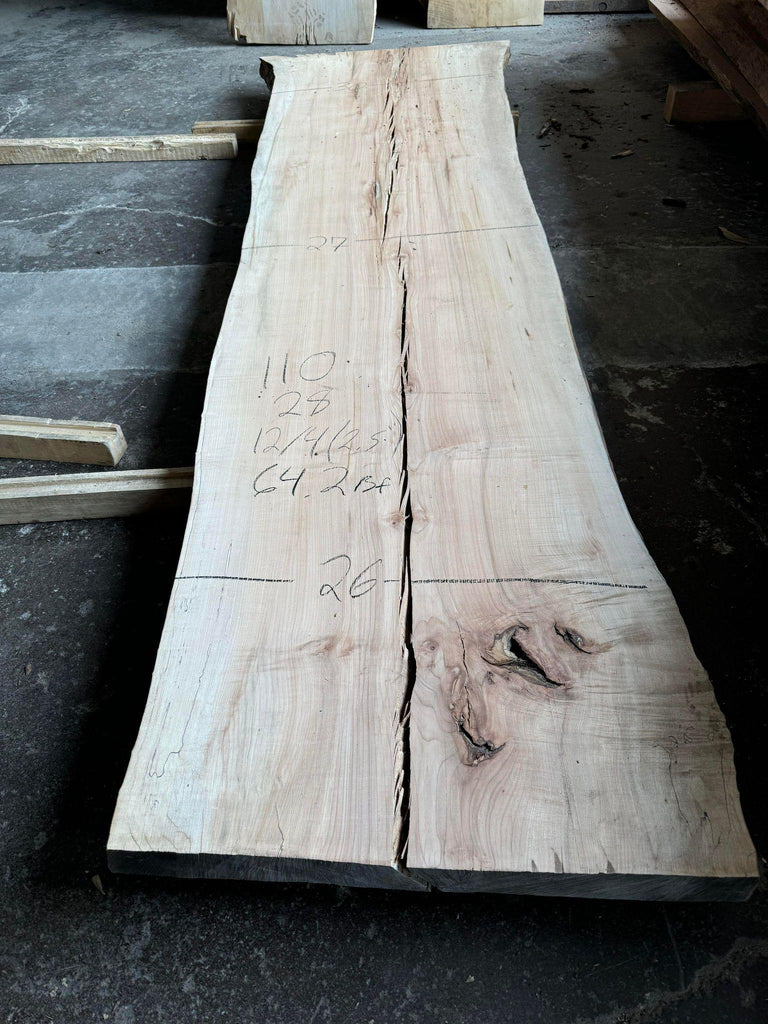 Sugar Maple 110x28x12/4