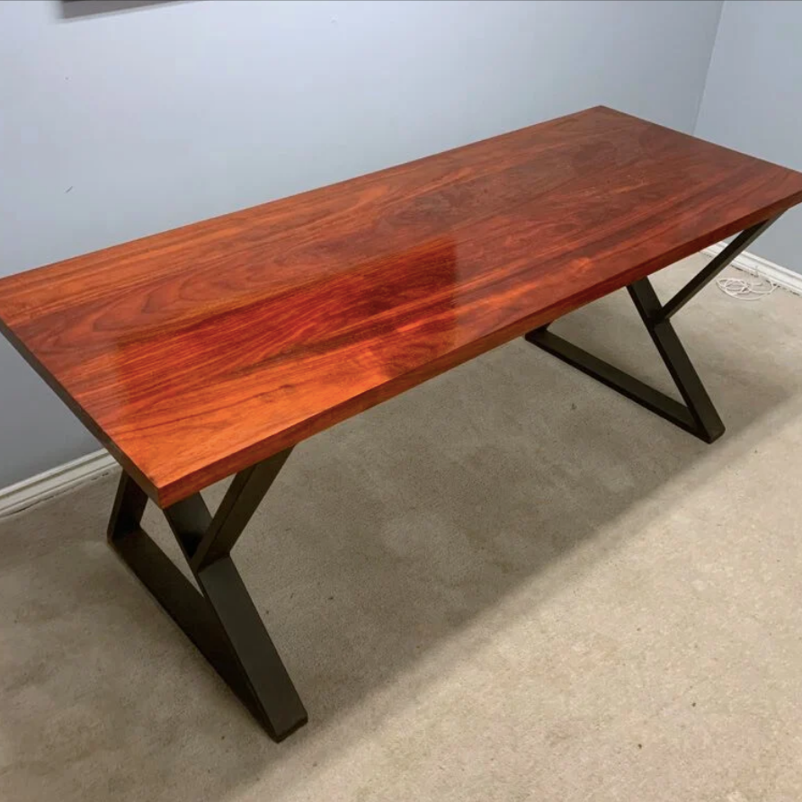 African Padauk Desk 60"x30"