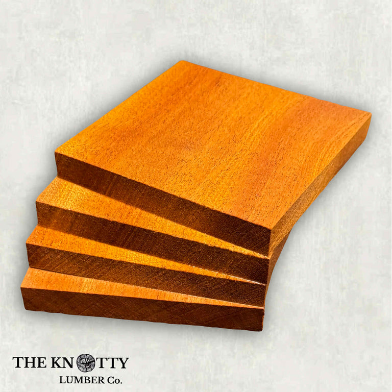 Sapele Coaster Blanks (Set of 4)