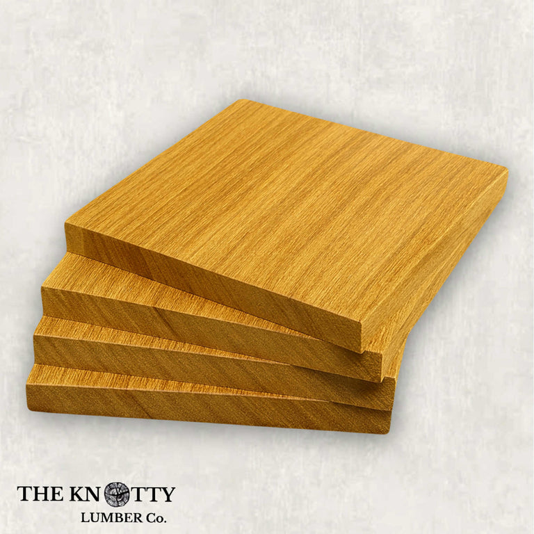 Afromosia Coaster Blanks (Set of 4)