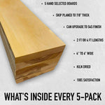 Birch 4/4 - 5 Pack