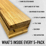 Black Limba 4/4 - 5 Pack