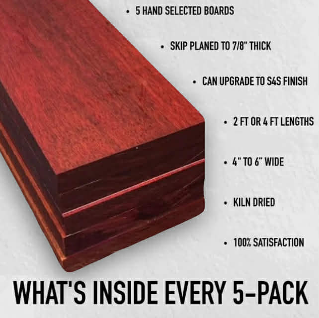 Bloodwood 4/4 - 5 Pack