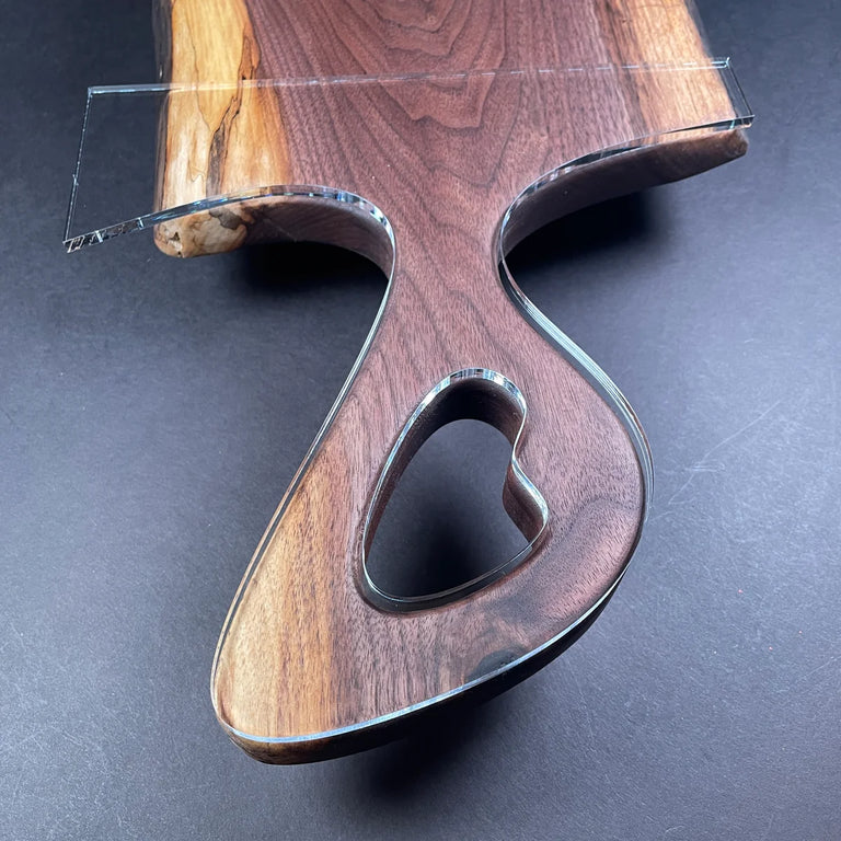 Organic Charcuterie Board Handle Router Template