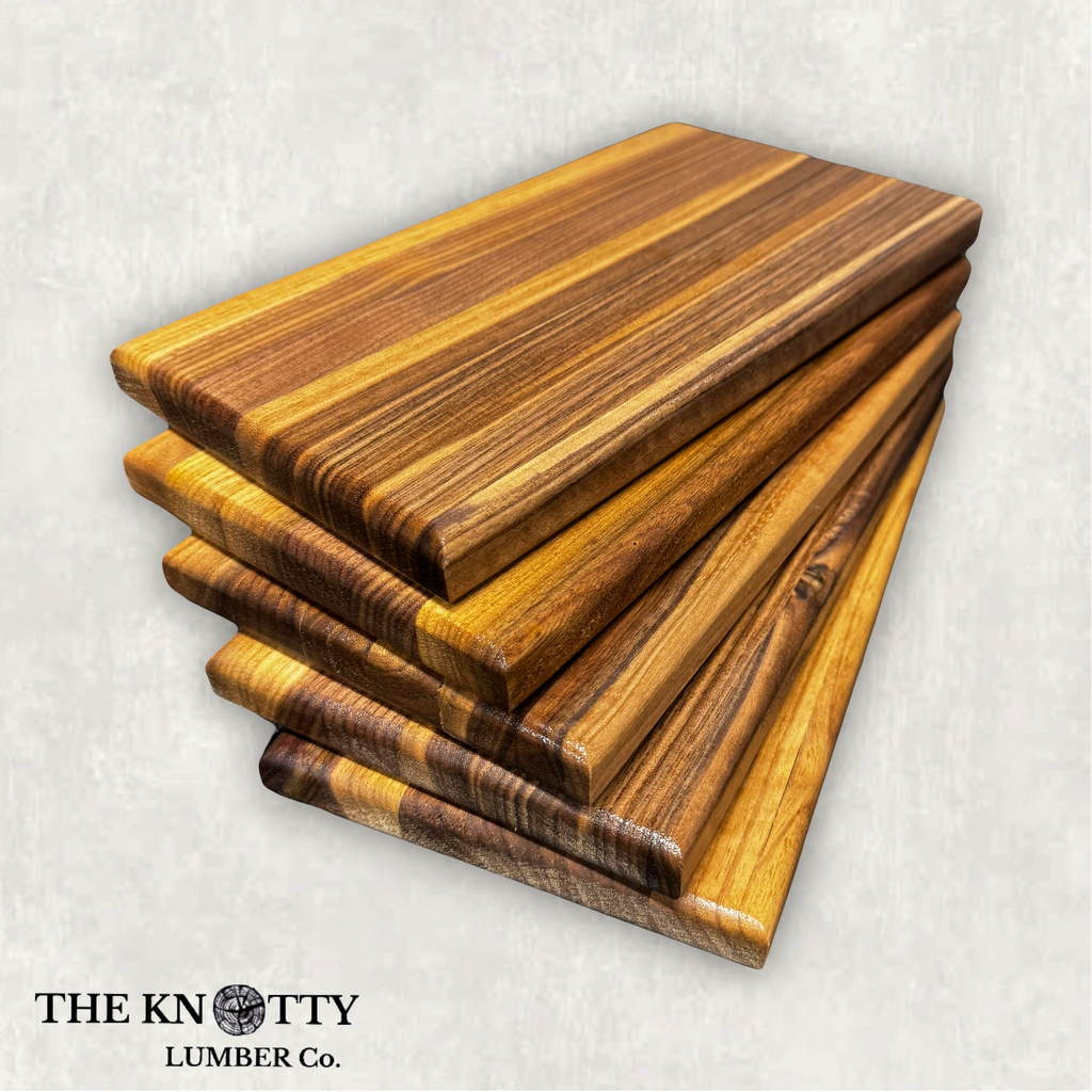 5 Pack - Black Walnut Cutting Board Blanks ¾