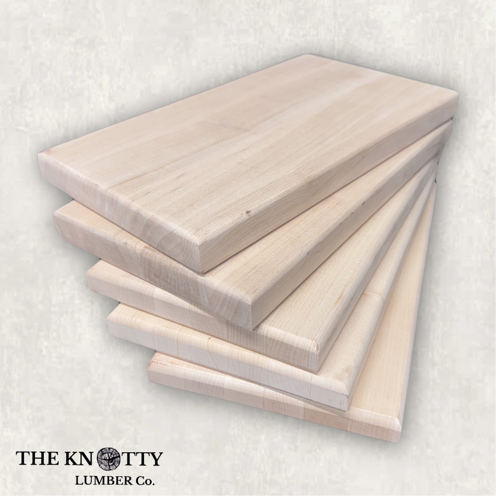 5 Pack - Hard Maple Cutting Board Blanks ¾