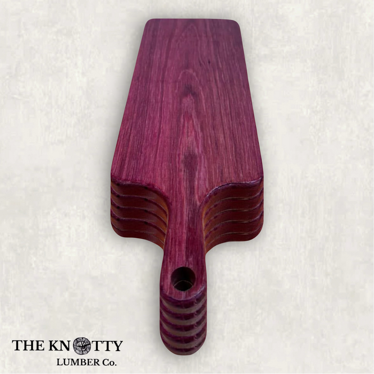 Purpleheart Cheese Board Blanks - 5 Pack