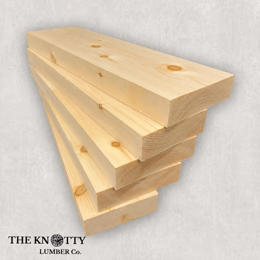 Pine (Knotty) 8/4 - 5 Pack