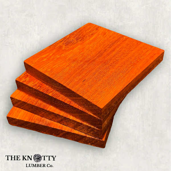 Padauk Coaster Blanks (Set of 4)