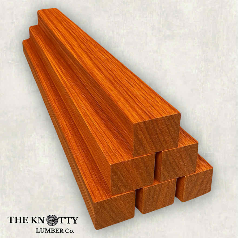 Red Zebrawood Cutting Board Strips