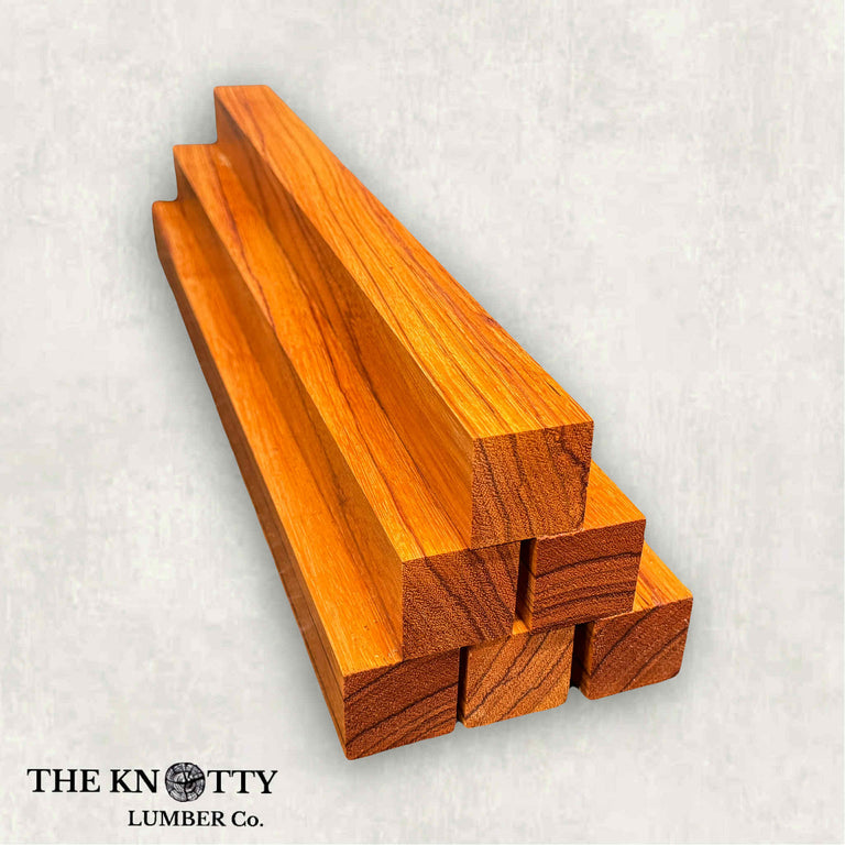 Red Zebrawood Cutting Board Strips