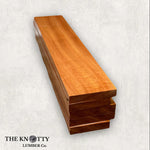  Sapele wood lumber pack with visible wood grain, prepared for woodworking projects.