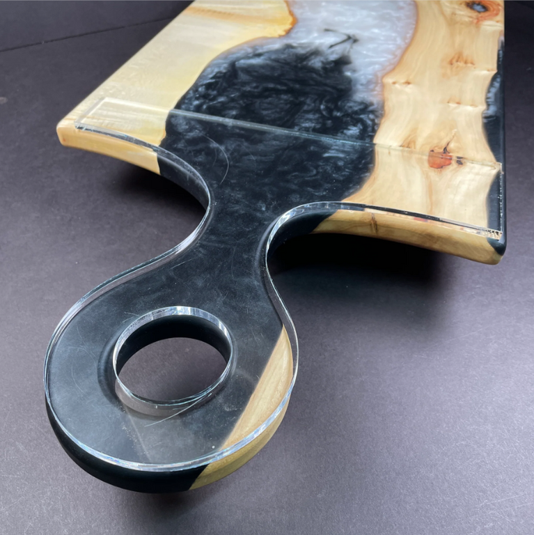 Lollipop Charcuterie Board Handle Router Template