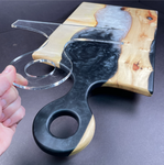 Lollipop Charcuterie Board Handle Router Template