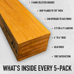 Spanish Cedar 4/4 - 5 Pack