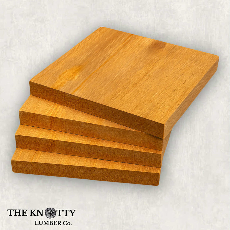 Spanish Cedar Coaster Blanks (Set of 4)