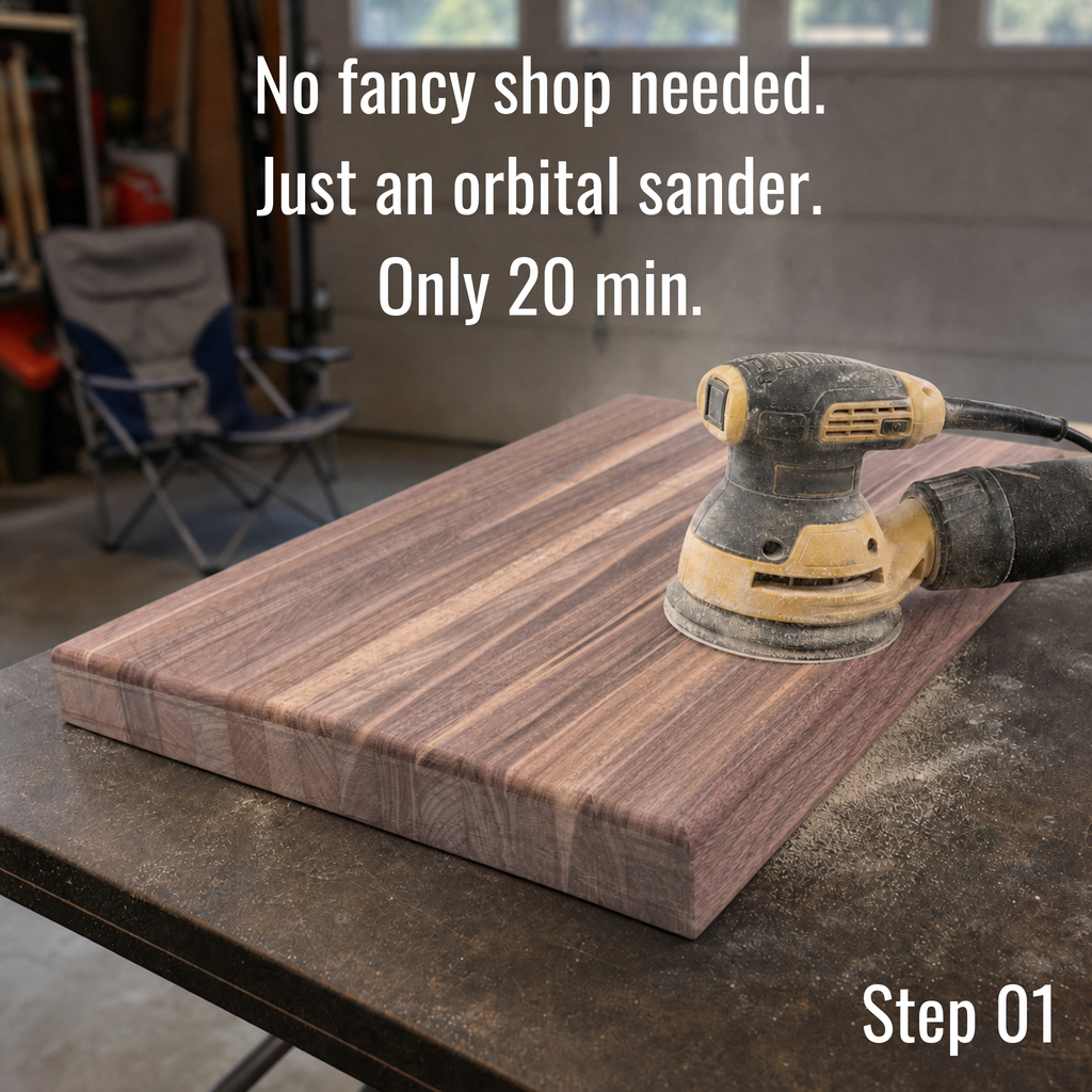 Black Walnut Cutting Board Blanks - 17.5