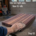 Black Walnut Cutting Board Blanks - 17.5