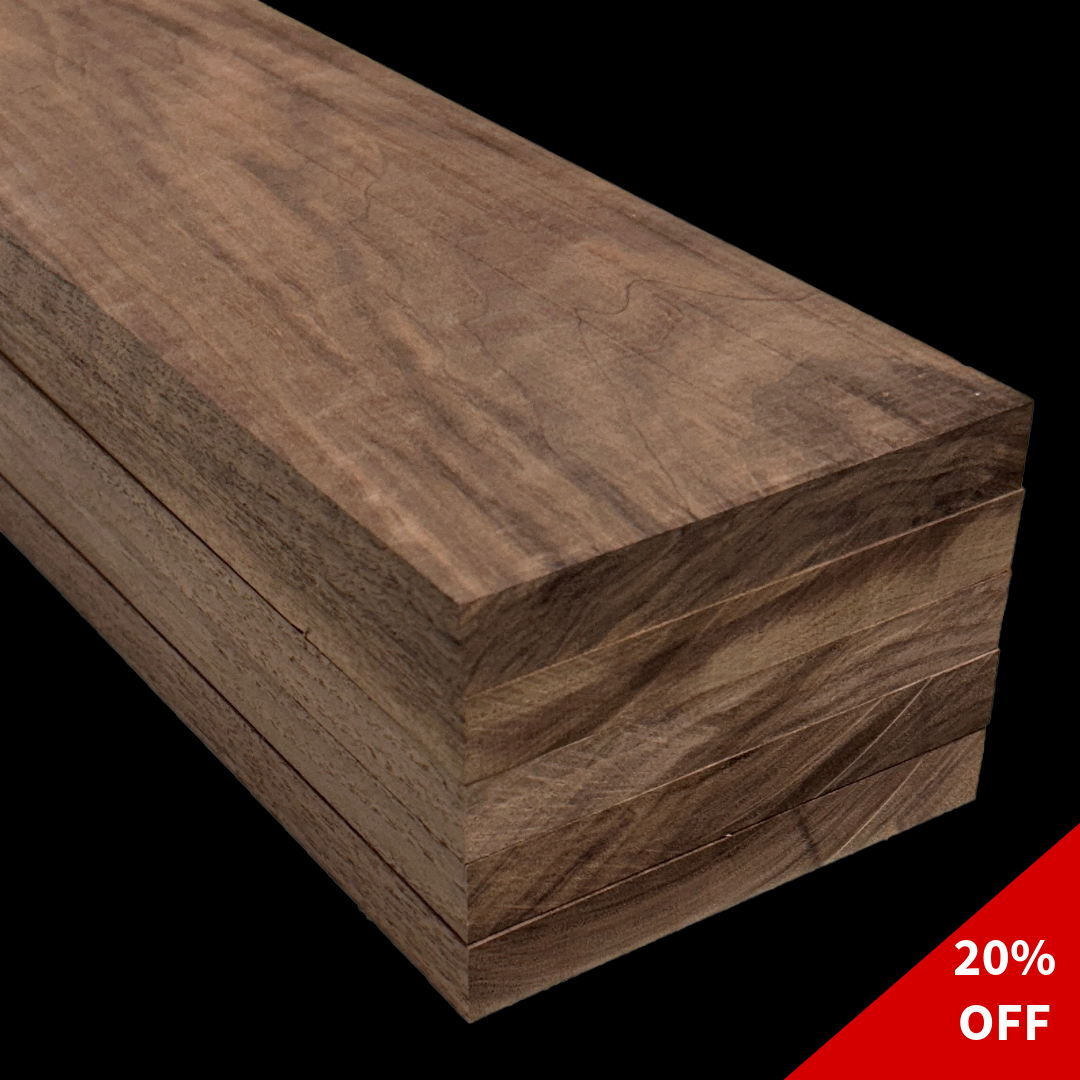 Black Walnut 4/4 - 5 Pack