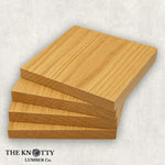 White Oak (fs) Coaster Blanks (Set of 4)