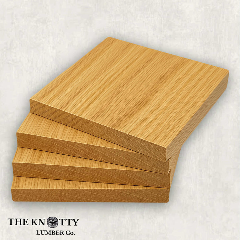 White Oak (fs) Coaster Blanks (Set of 4)