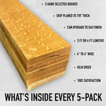 White Oak (qs) 4/4 - 5 Pack