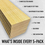 White Wenge (Lati) 4/4 - 5 Pack