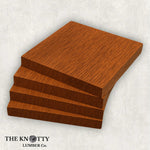Merbau Coaster Blanks (Set of 4)