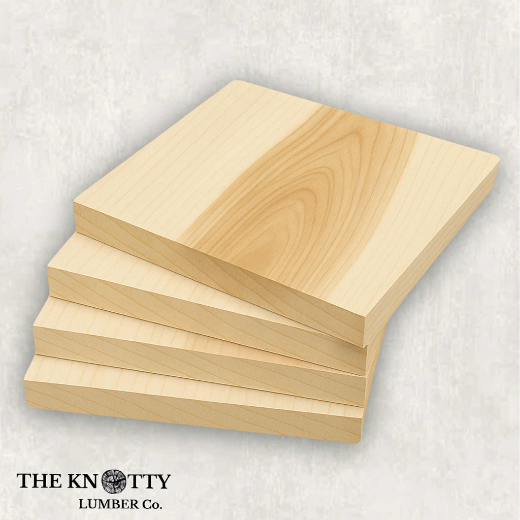 Birch Coaster Blanks (Set of 4)