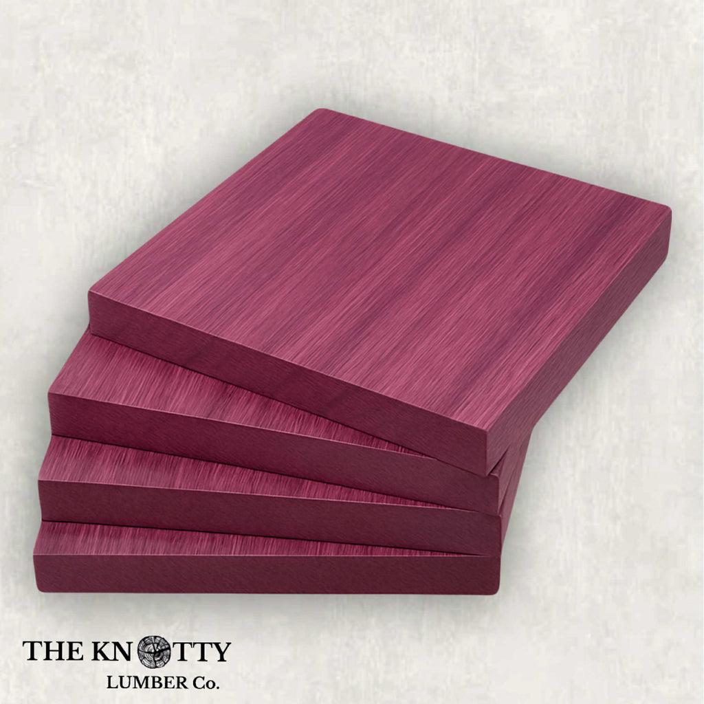Purpleheart Coaster Blanks (Set of 4)
