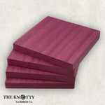 Purpleheart Coaster Blanks (Set of 4)