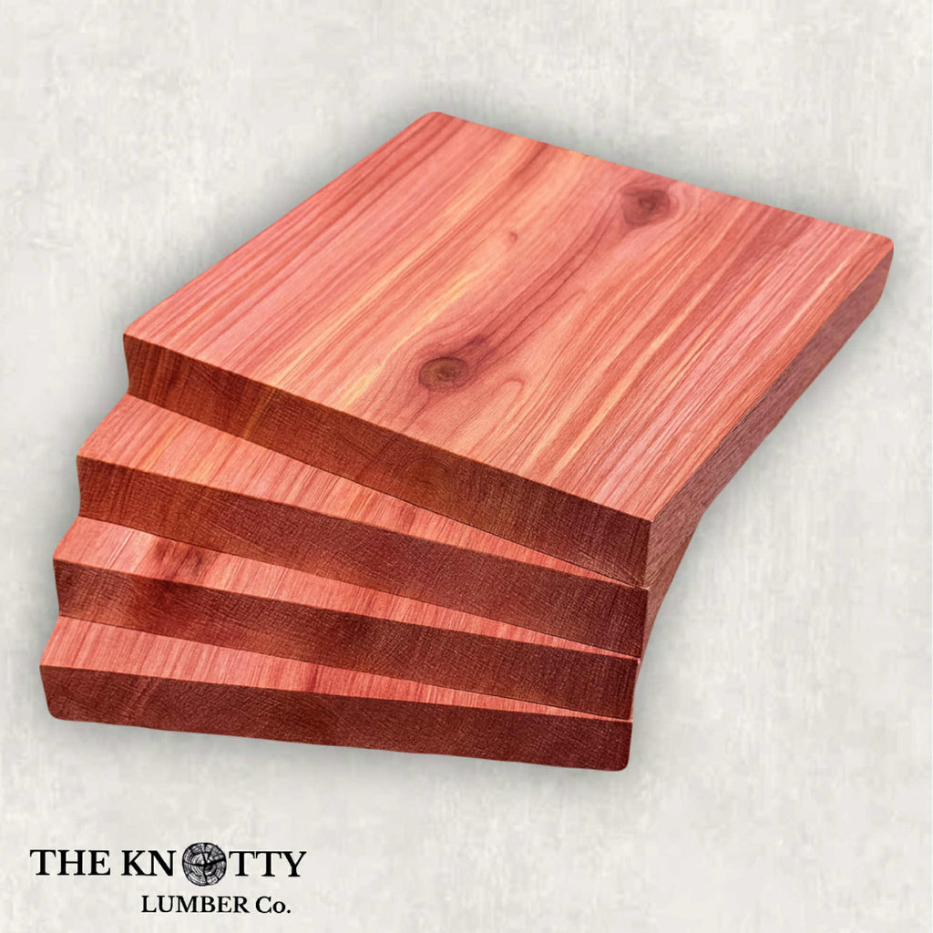 Aromatic Cedar Coaster Blanks (Set of 4)