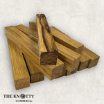 Black Limba Pen Blanks - 5 Pack