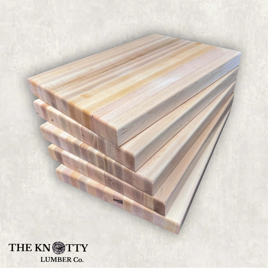 5 Pack - Maple Cutting Board Blanks 1½ Thick