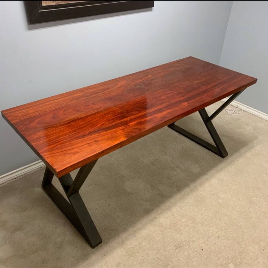Padauk dining table