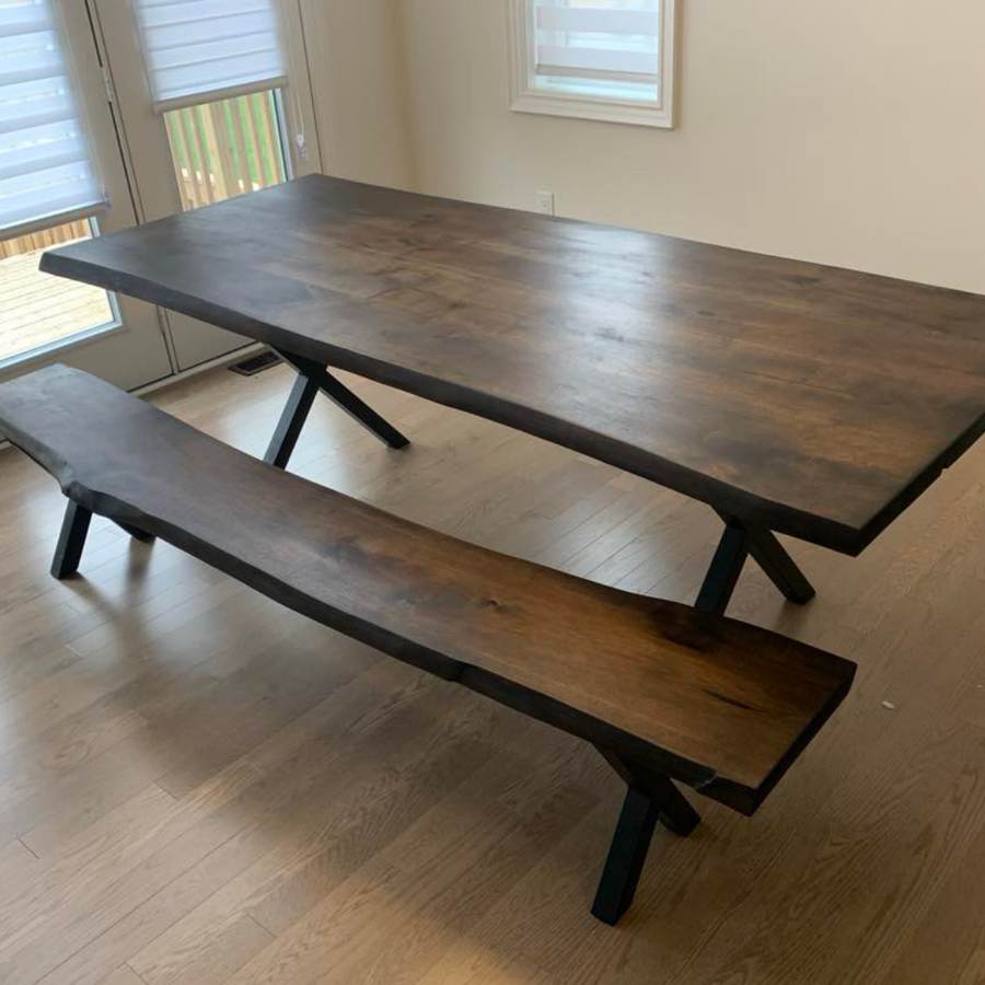 Custom hardwood piece