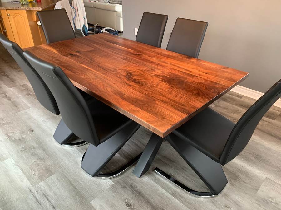 Custom hardwood piece