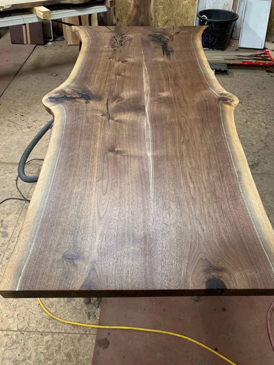 Black walnut — live edge