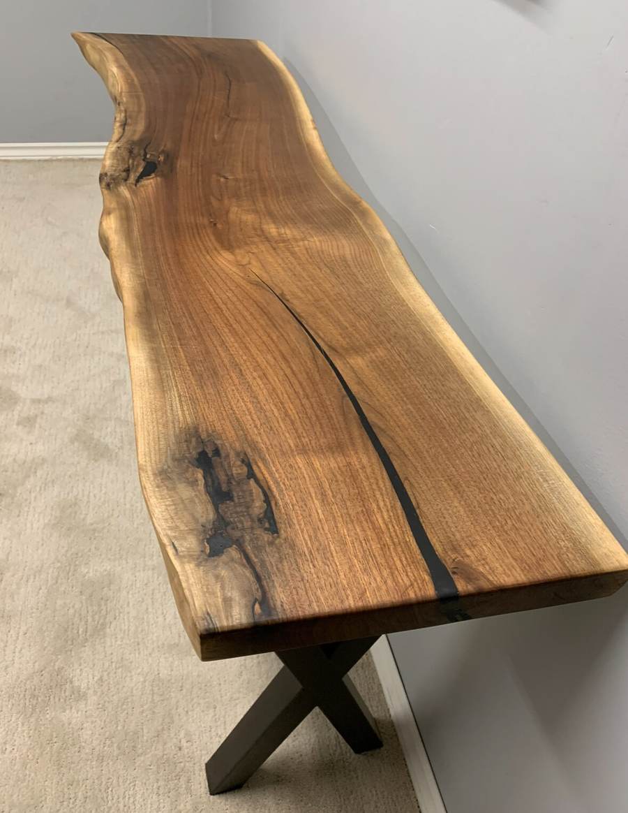 Custom hardwood piece