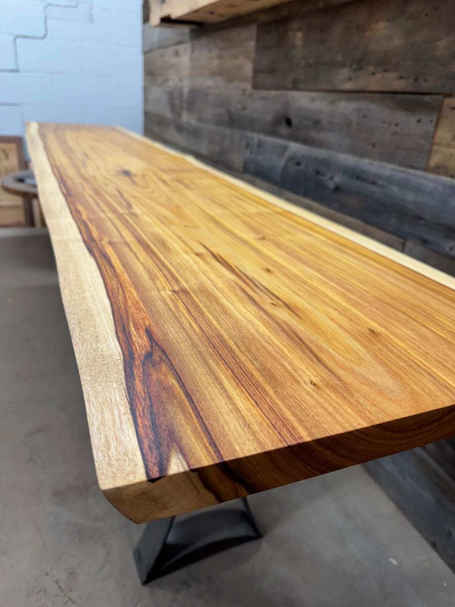 Custom hardwood piece